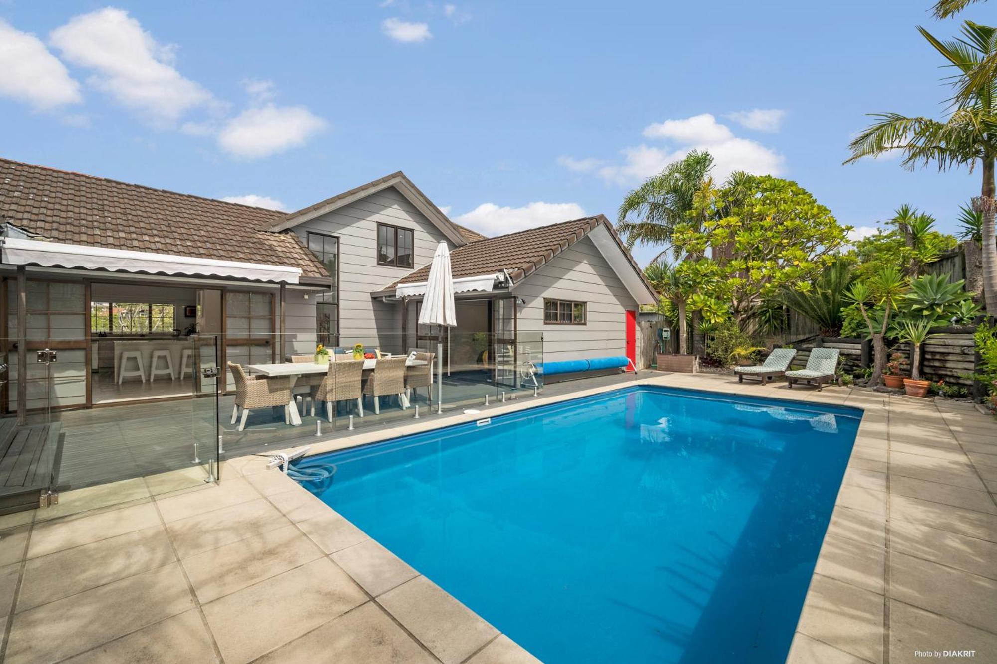 Villa With Pool In Browns Bay Auckland Kültér fotó